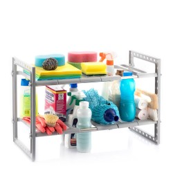 InnovaGoods Extendable Under-Sink Shelf Unit Shibblek 2 Shelves, V0103677