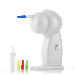 InnovaGoods Suction Ear Cleaner,High-quality, durable plastic,Battery-operated V0100759