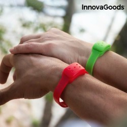 InnovaGoods Citronella Anti-Mosquito Bracelet - Green, V0100774,  the bracelet provides a safe and chemical-free way to deter insects.