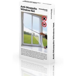 InnovaGoods Cuttable Anti-Mosquito Adhesive Window Screen, V0100736, this window screen can be cut to fit various window sizes and shapes, making it ideal for any home.