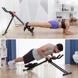 InnovaGoods Folding Abdominal Machine With Exercise Guide Plawer, V0103487