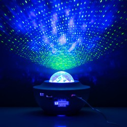 InnovaGoods Led Star Projector And Laser With Speaker Sedlay, V0103834