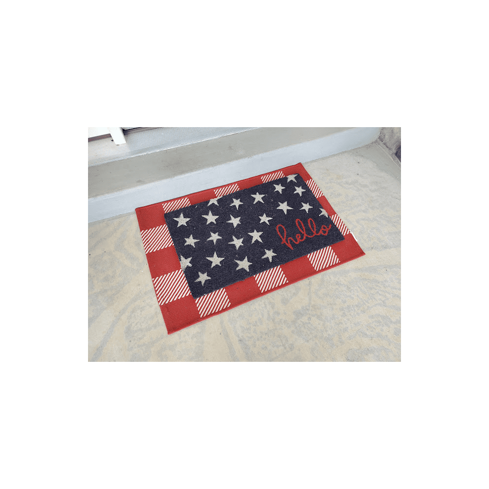 Printed Hello Coir Start and Hello  Mat 18x28, DOORMAT 40X70 CM