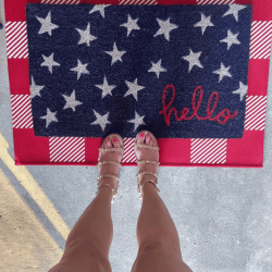 Printed Hello Coir Start and Hello  Mat 18x28, DOORMAT 40X70 CM