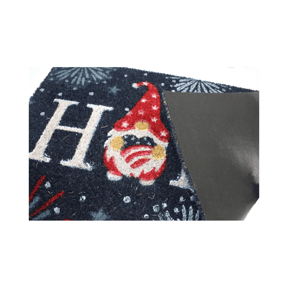 Printed Christmas  Gnome Coir Mat 18x28 inch , DOORMAT 40X70 CM