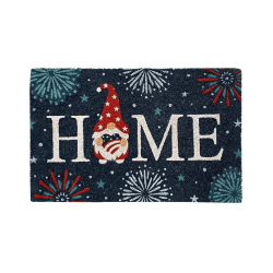 Printed Christmas  Gnome Coir Mat 18x28 inch , DOORMAT 40X70 CM