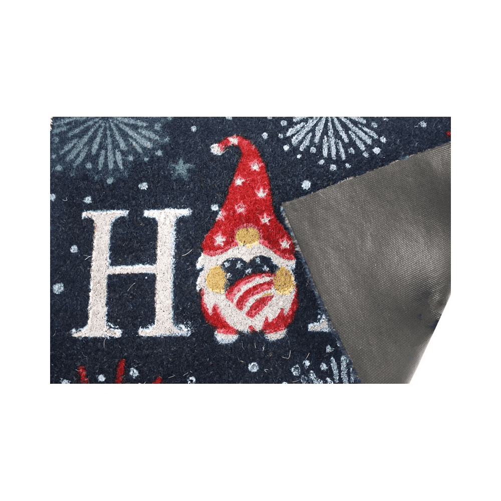 Printed Christmas  Gnome Coir Mat 18x28 inch , DOORMAT 40X70 CM