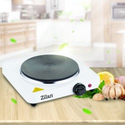 Zilan Electric Hotplate 1500W, 185mm, White, ZLN2173, a versatile and efficient cooking solution, perfect for small kitchens, dorm rooms, or as an additional cooking surface. 