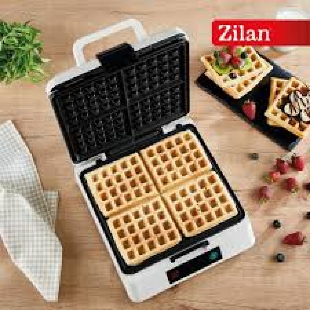 Zilan Waffle Maker Non Stick Plates, 1200W, ZLN2939, perfect kitchen appliance for waffle lovers