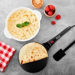 Zilan Crepe Maker 20cm, Auto Temp Control, Handle, Black, ZLN2915, a versatile and user-friendly appliance designed for making perfect crepes at home. 