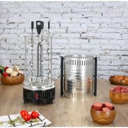 Zilan Vertical Electric Barbecue, 5 Stainless Skewers Included, 900W, ZLN5565, designed for grilling enthusiasts who love the smoky flavor of barbecued food 