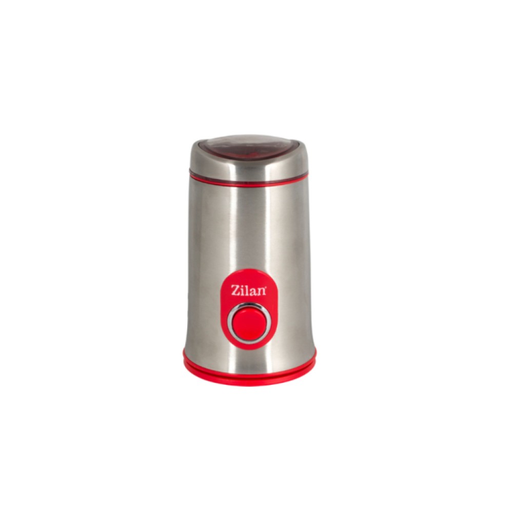 Zilan Coffee Grinder 50G, 150W, Stainless, Red, ZLN8013R, an essential kitchen appliance for coffee lovers seeking to elevate their coffee brewing experience